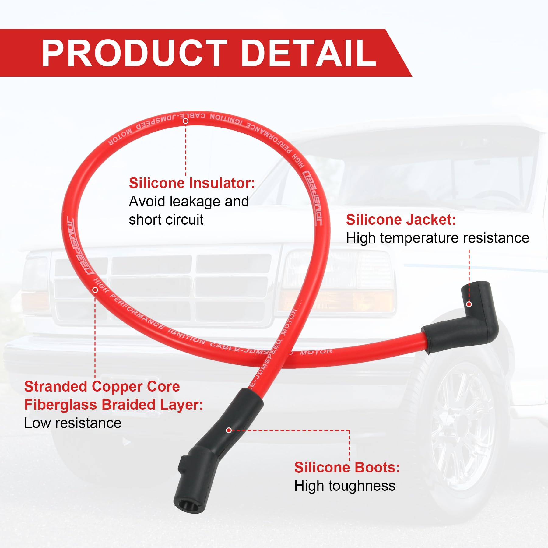 JDMSPEED heat resistant shell image, durable insulation for demanding environments.