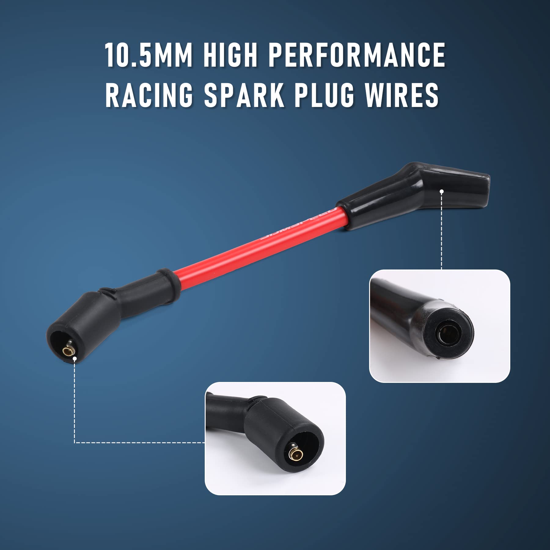 JDMSPEED high-temp silicone boots and sleeve withstand engine heat.