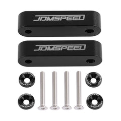 JDMSPEED hood spacer front view with 3-4 inch thickness for clearance