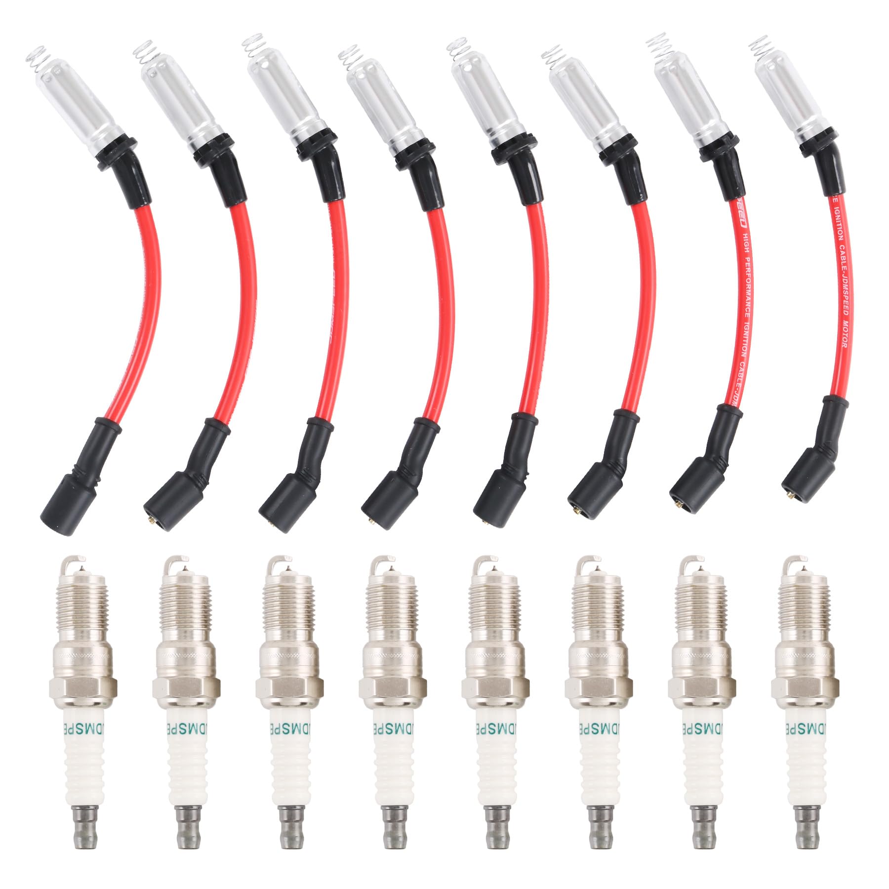 JDMSPEED iridium spark plugs 3186 for GM trucks, smooth idle and efficiency.