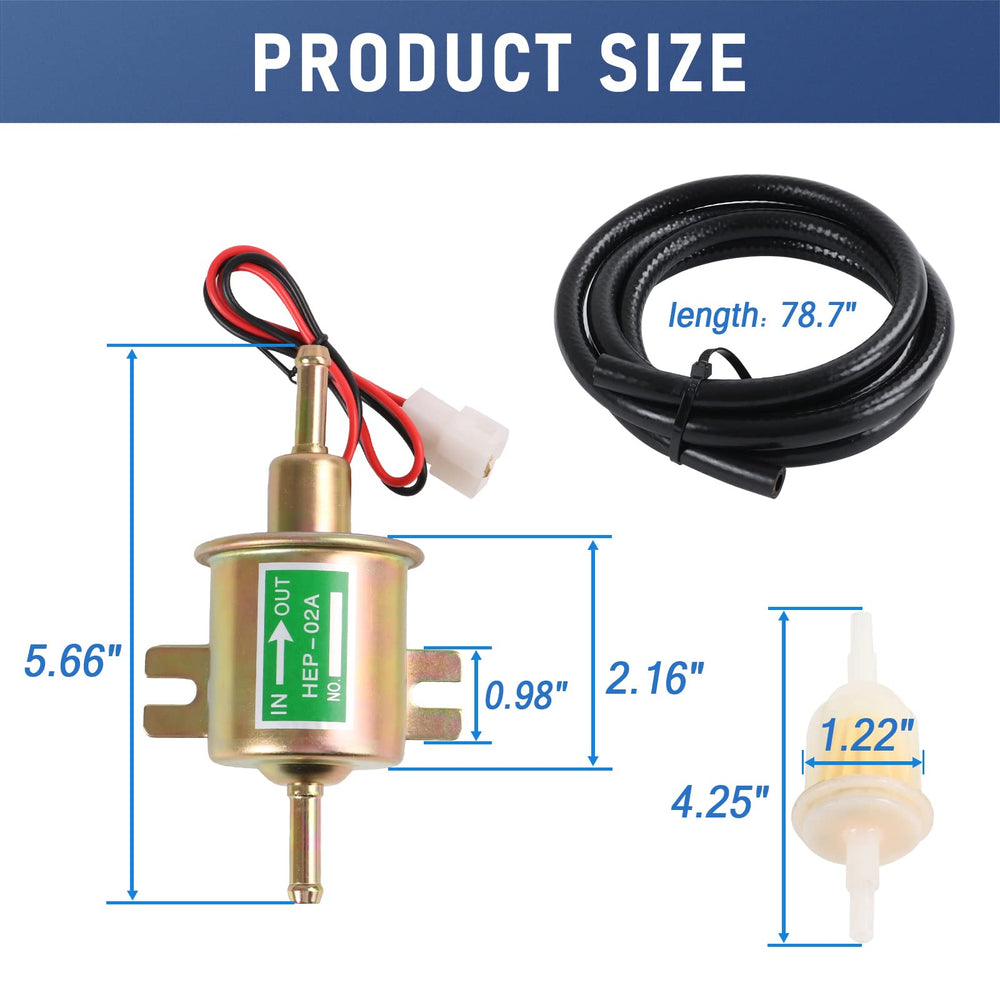 Low-pressure pump assembly suitable for carburetors
