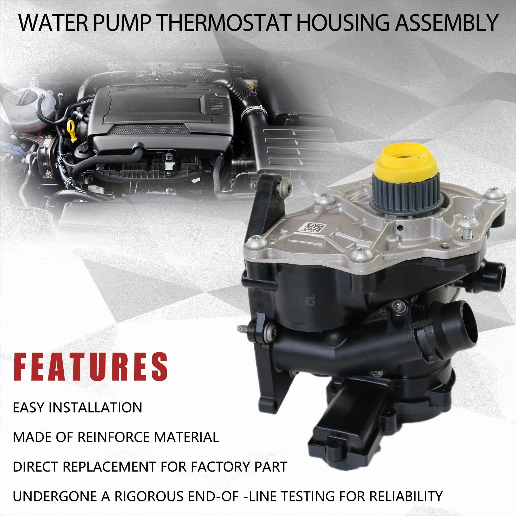 Detailed metal-plastic construction supports long-lasting cooling system performance