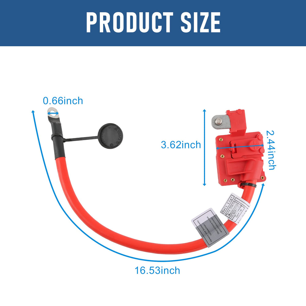 JDMSPEED OE-style battery cable maintains clean factory appearance.