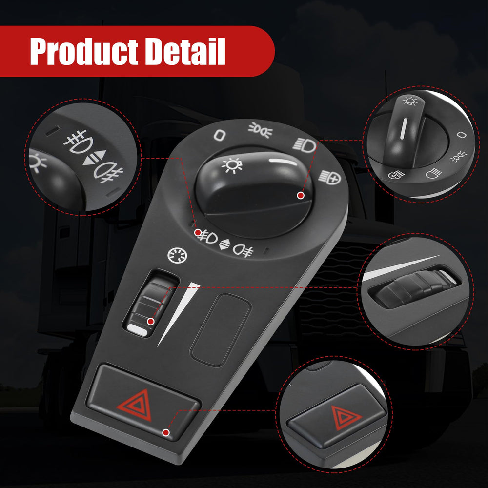 JDMSPEED packaging image, includes 1 headlight switch for simple swap.