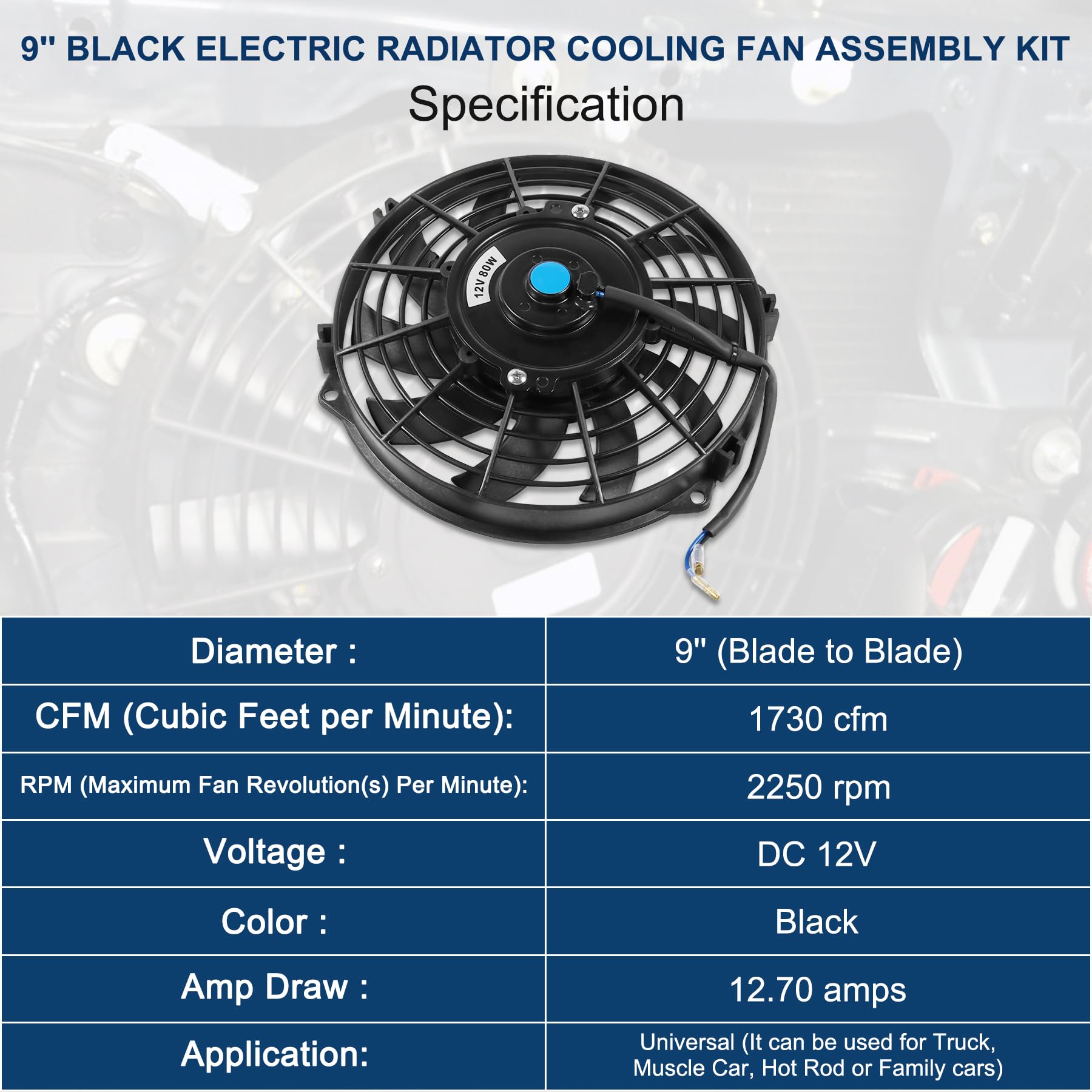JDMSPEED push pull fan kit with adaptable mounting options for flexible installation.