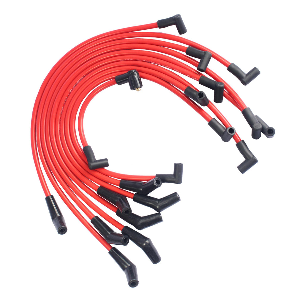 JDMSPEED Red 10.5mm wires on a dyno bench for consistency