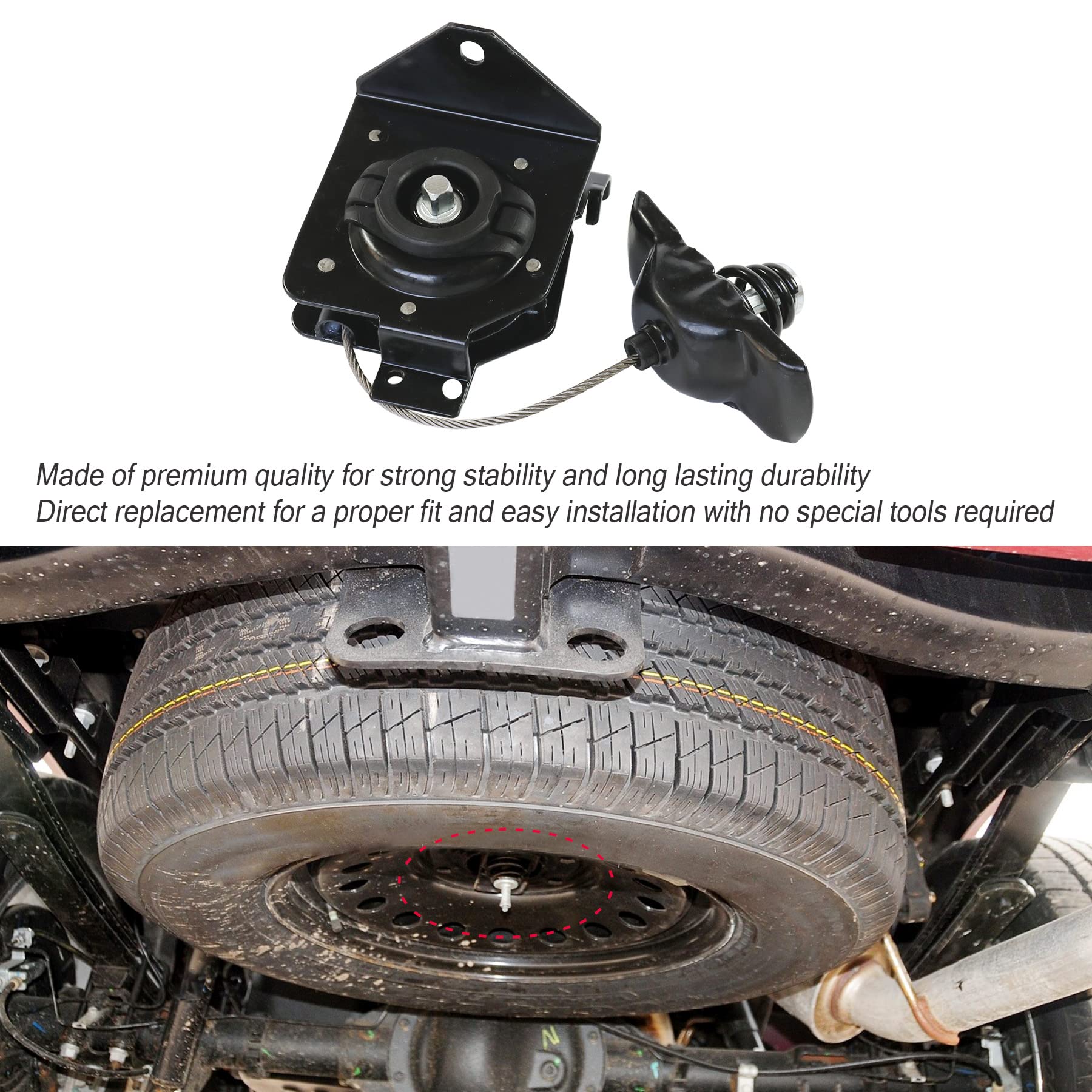 JDMSPEED spare-tire-hoist DIY-friendly installation and setup