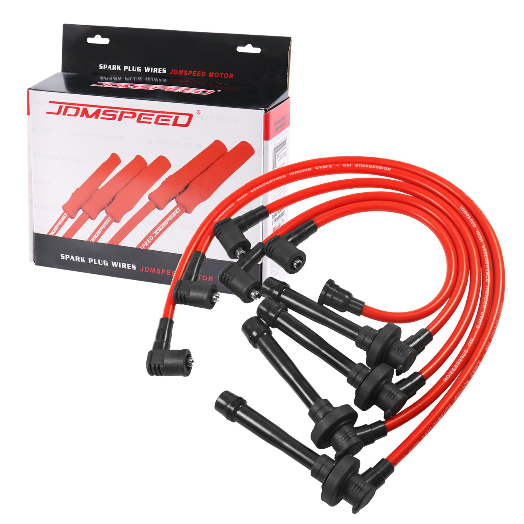 JDMSPEED spark plug wire set ready for installation in Honda Del Sol
