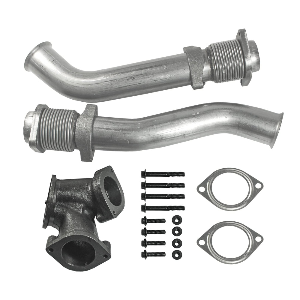 JDMSPEED turbo diesel up-pipe kit with durable construction for Ford 7.3L trucks