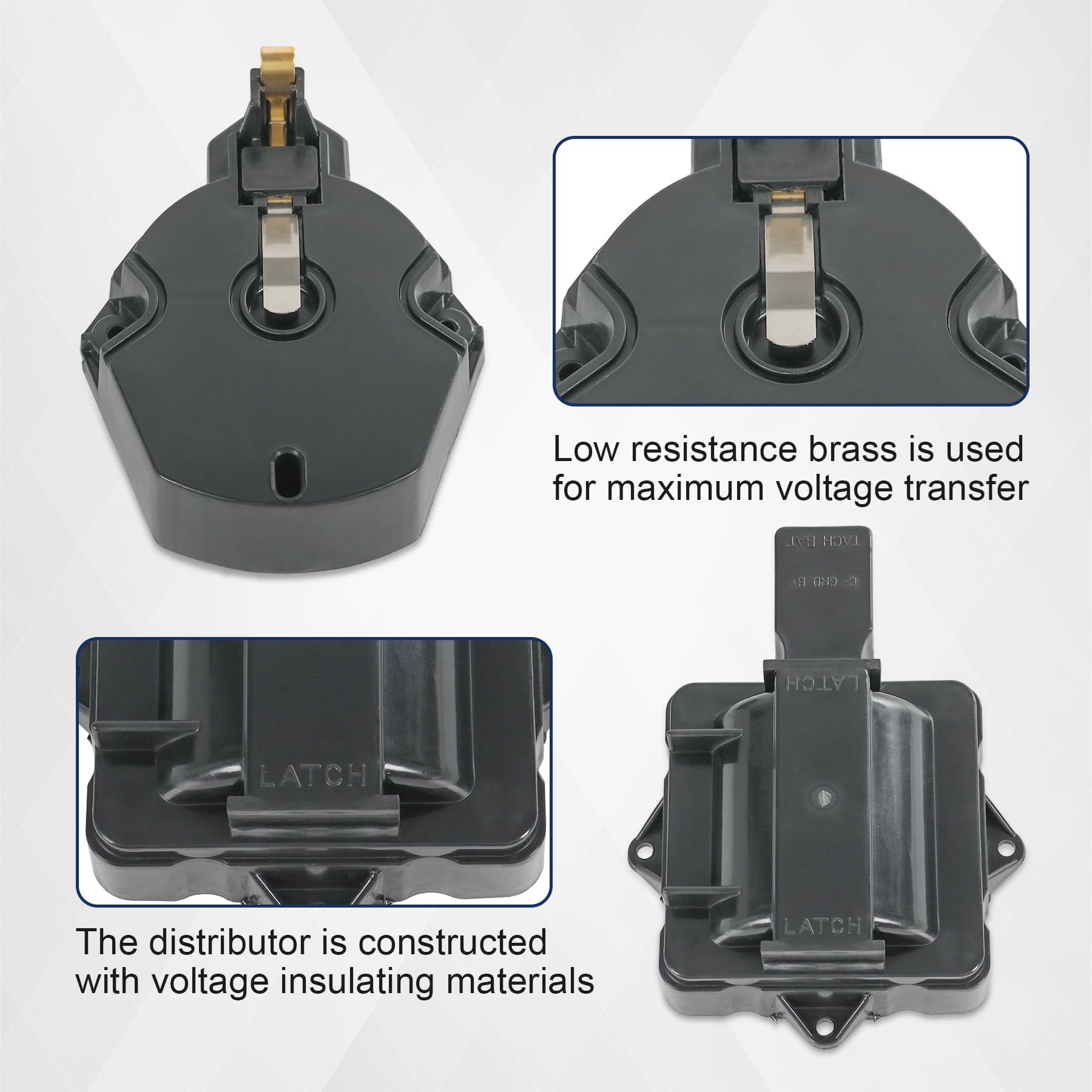 JDMSPEED voltage insulation material inside the cap protects electronics