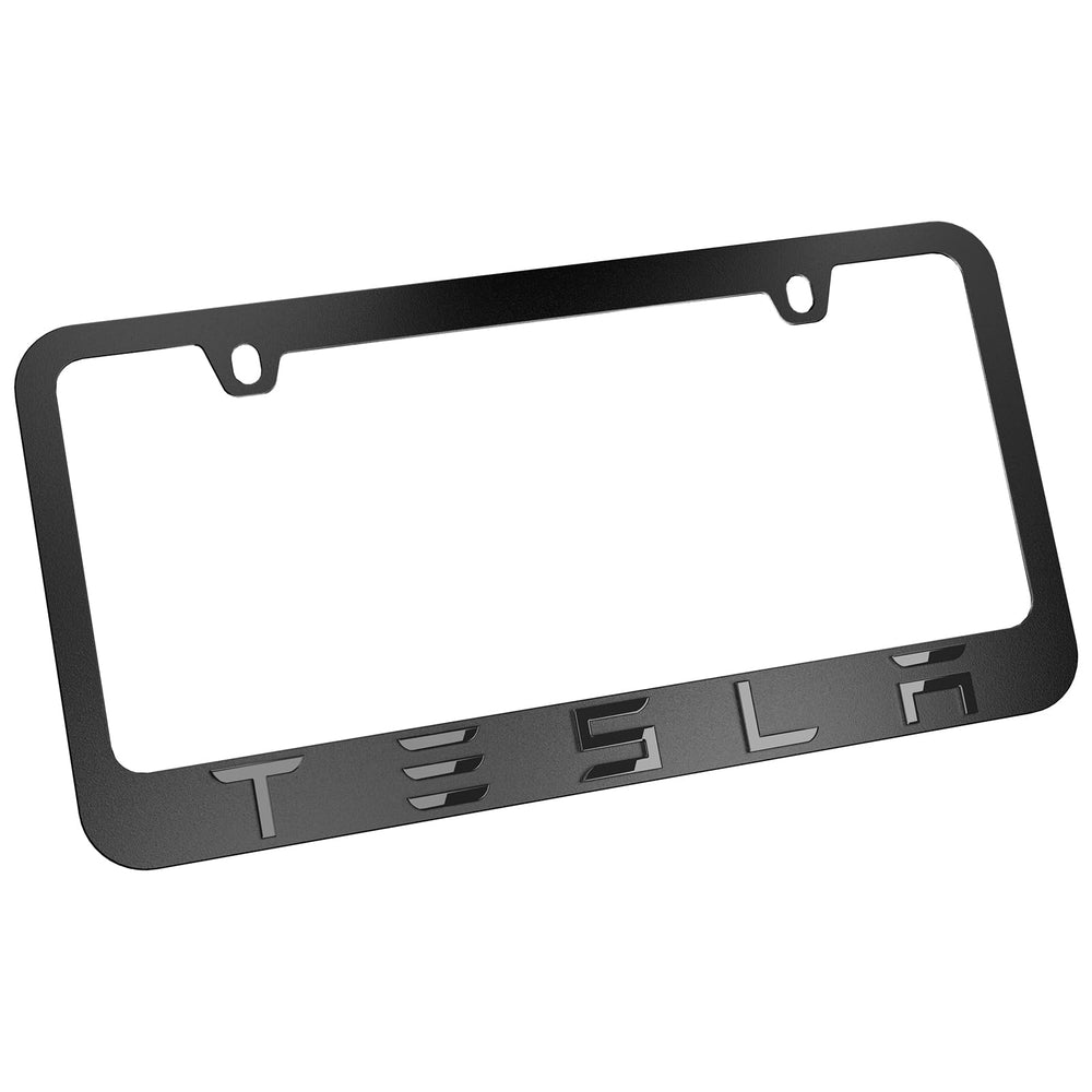 JDMstyle black license plate frame easy to install, precise fit for most vehicles
