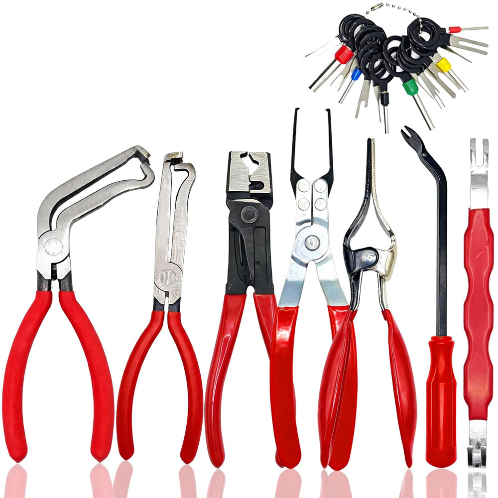 JDUanL 7pcs set layout shows all-in-one tools for automotive disassembly