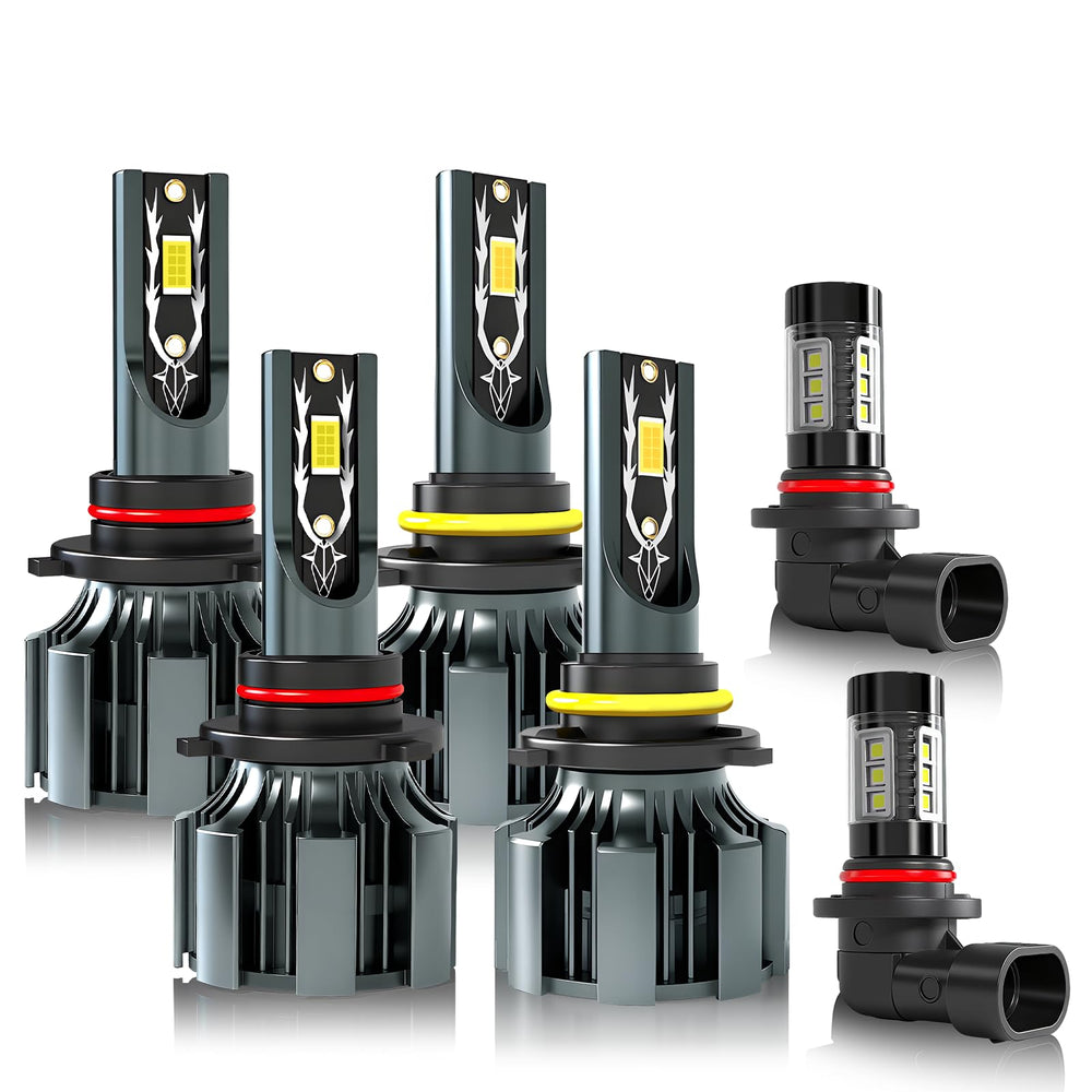 JEAZONFA 9005 hi-beam bulbs for clear daytime driving and quick response.