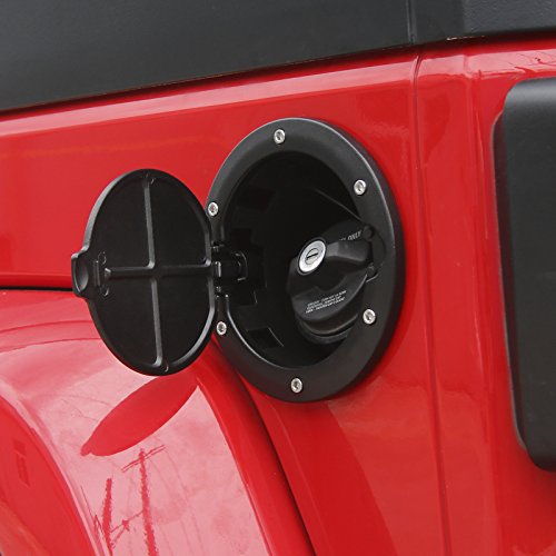JeCar black finish enhances contrast with chrome or body color on Wrangler.