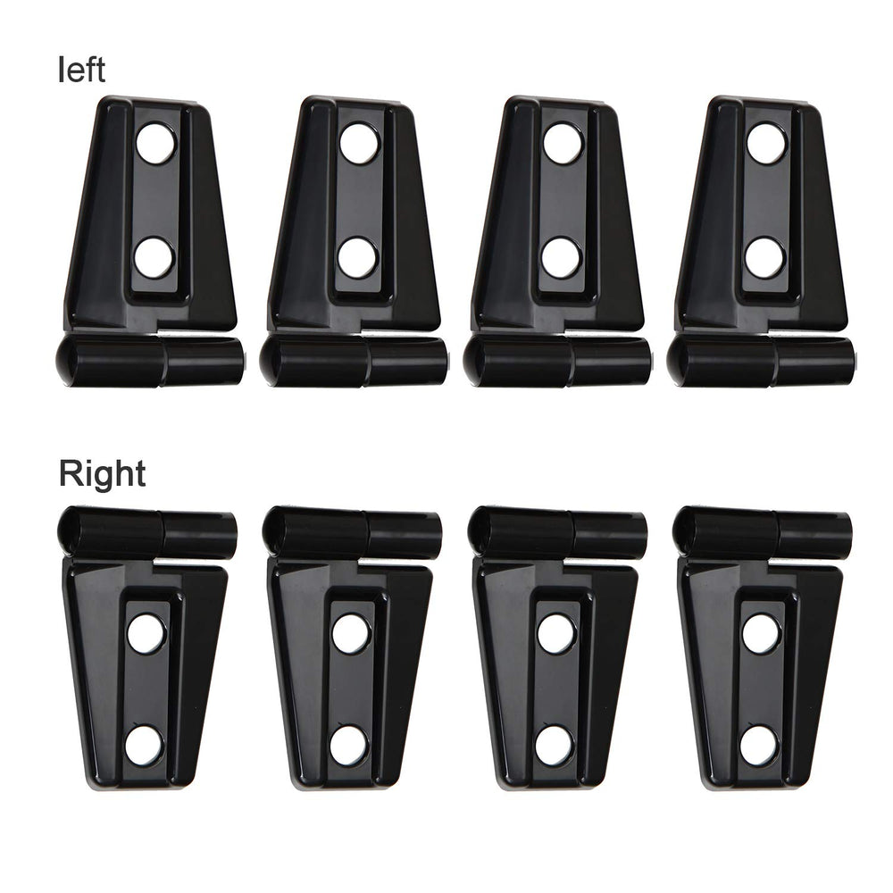 JeCar ABS hinge cover provides durable protection for Jeep Wrangler JK/JKU hinges.