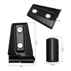 8-piece pack includes matching hinge covers for full vehicle coverage.