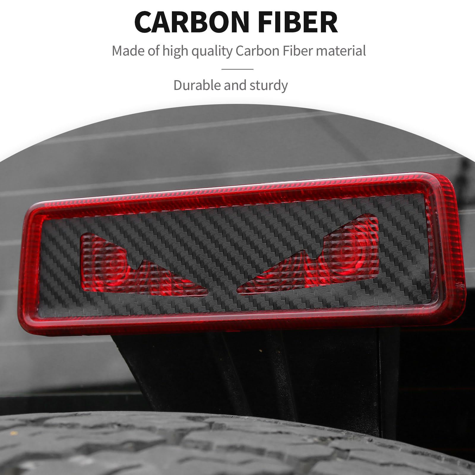 Easy peel-and-stick install by JeCar for quick Jeep Wrangler upgrade