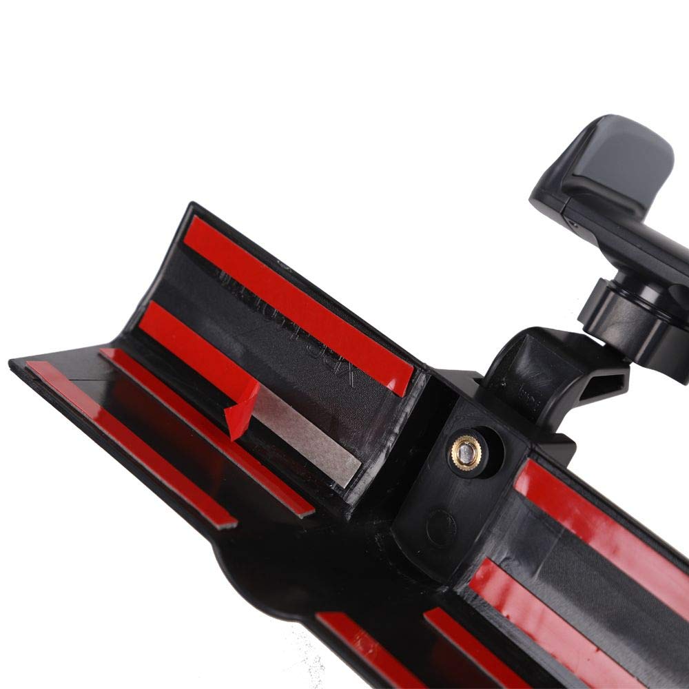 JeCar dash phone mount easy installation with adhesive tape.