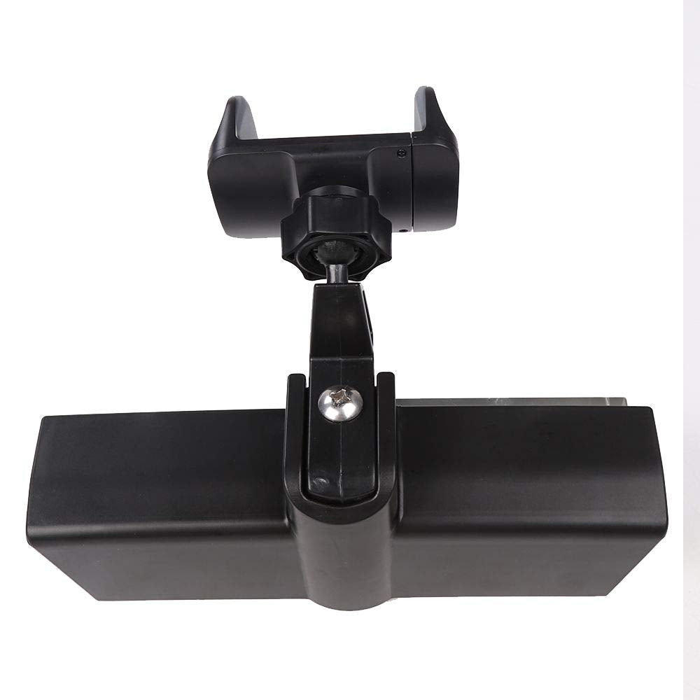 JeCar dash phone mount supports vertical and horizontal viewing for flexible use.