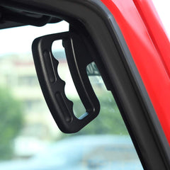 JeCar Front Grab Handles in action on rough terrain providing a secure grip.