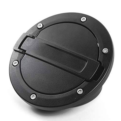 JeCar fuel filler door cover close-up shows aluminum housing