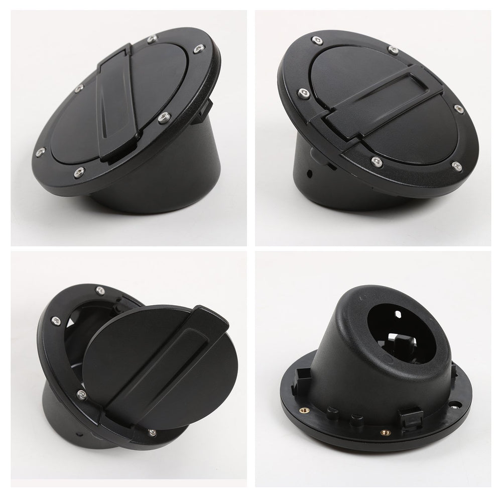 JeCar gas cap on Wrangler JK enhances exterior aesthetics