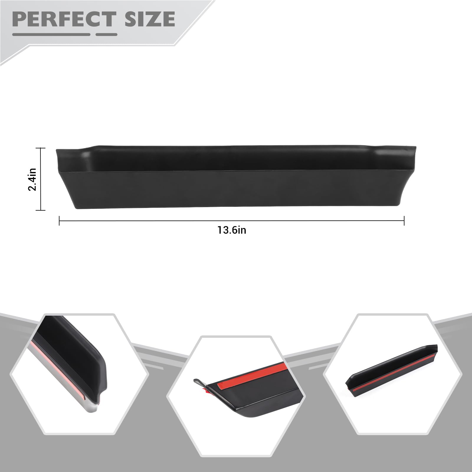 JeCar Grab Bar Tray fits 2024-2026+ Jeep Wrangler JL and Gladiator JT.