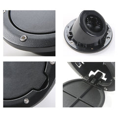 JeCar heavy-duty metal gas cap adds a sporty, durable look to your Wrangler.