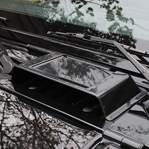 JeCar hood vent scoop, UV-treated, lightweight ABS for easy handling.