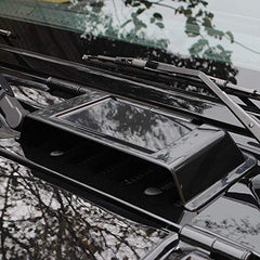 JeCar hood vent scoop, UV-treated, lightweight ABS for easy handling.
