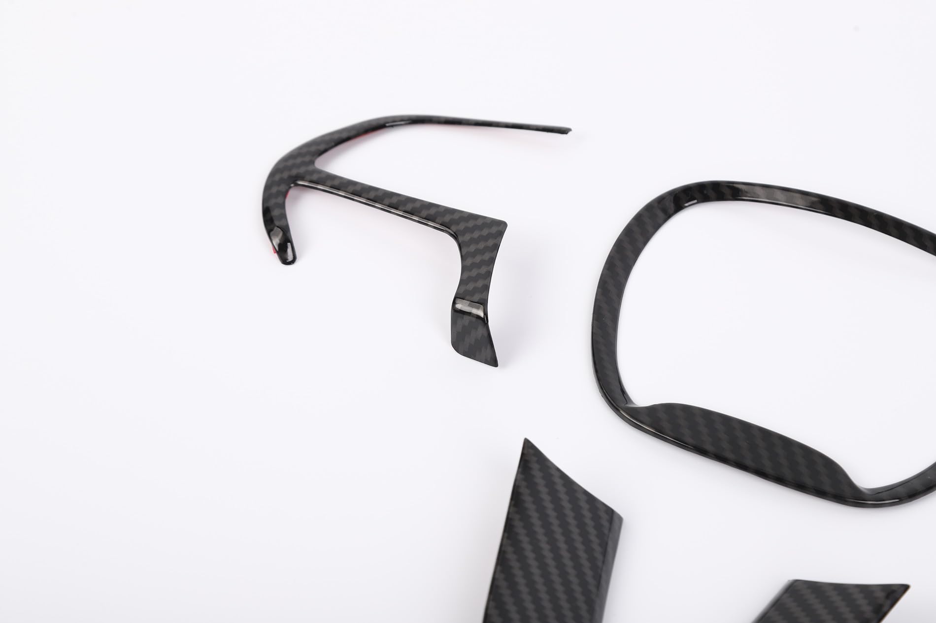 JeCar Charger instrument cluster carbon finish brightens the cabin.