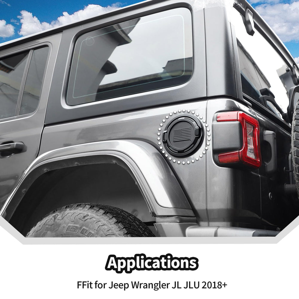 Rugged off-road styling with JeCar gas cap cover for Wrangler