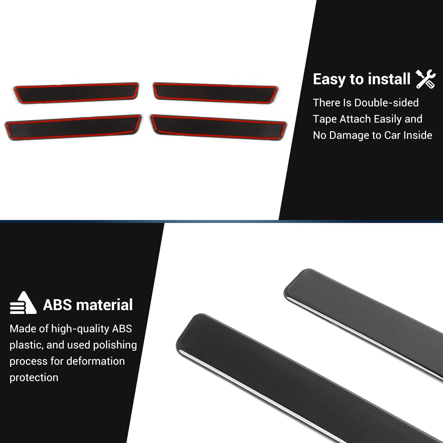 JeCar smoked side marker light cover on Dodge Challenger rear-left boosts durability and shine