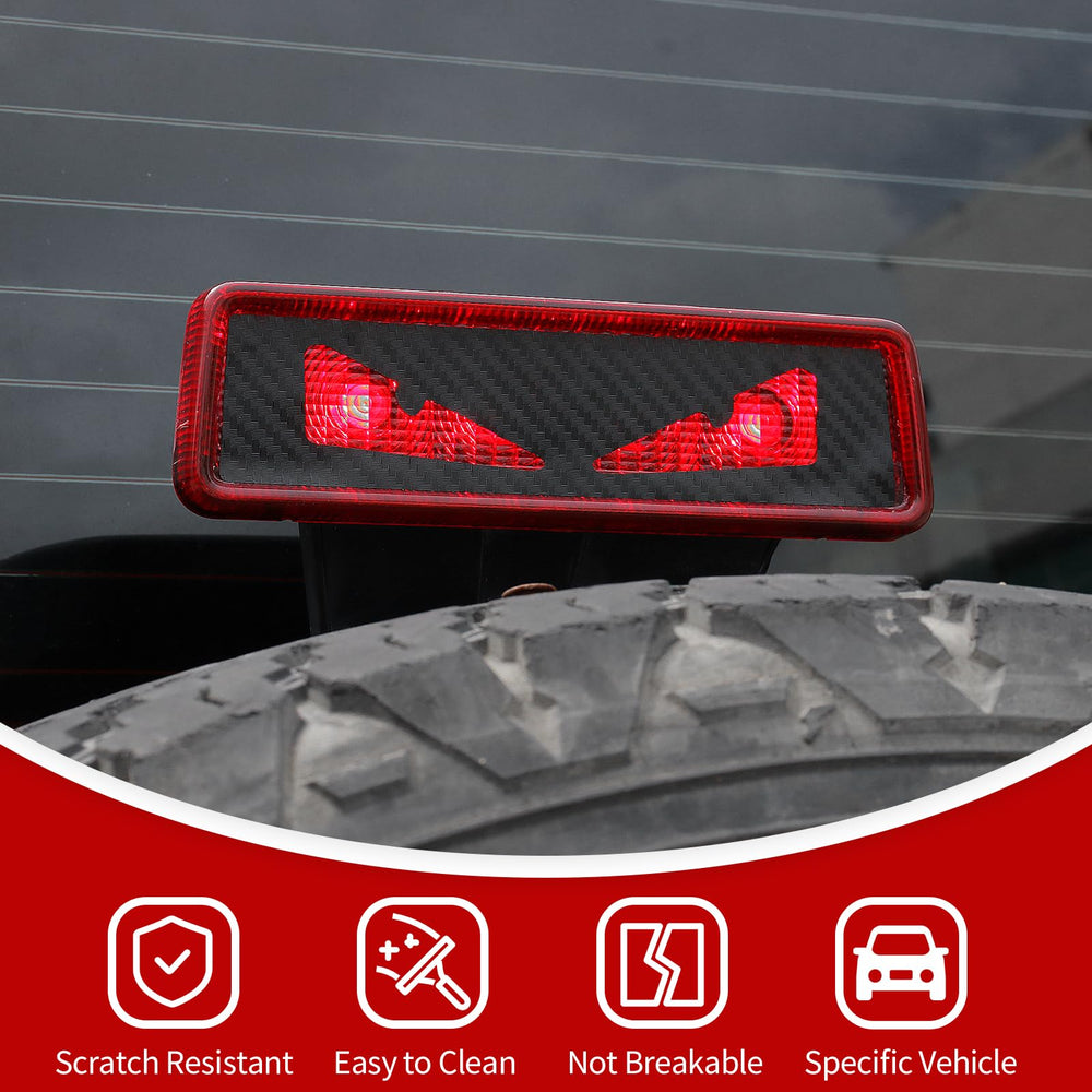 JeCar brake light decal resists sun fade, keeping colors vibrant