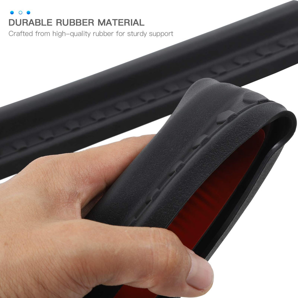 Jecar textured black sill protector adds rugged style while guarding sills.