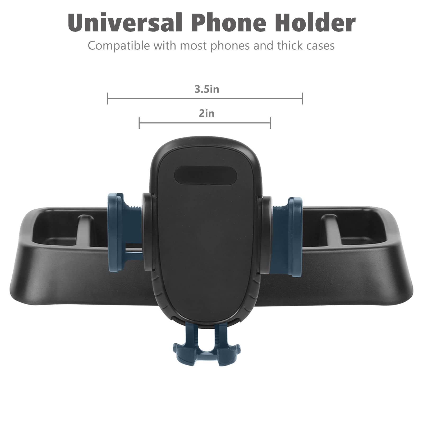 JeCar TJ holder keeps charging ports accessible during road trips.