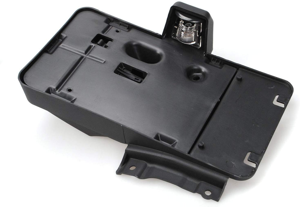 JeCar Wrangler JK rear license plate mount with light for improved visibility and OEM look