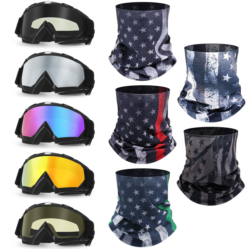Jecery motorcycle goggles with a wide lens for wind protection.