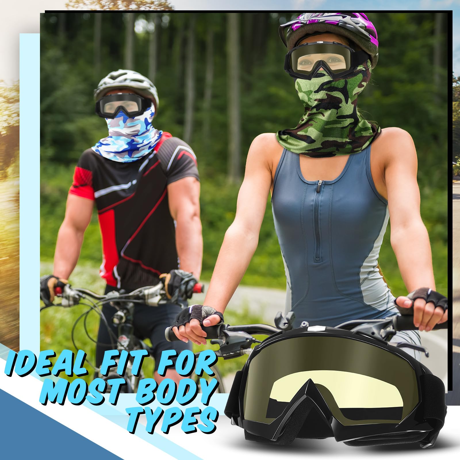 Jecery outdoor gear in action for versatile riding scenarios