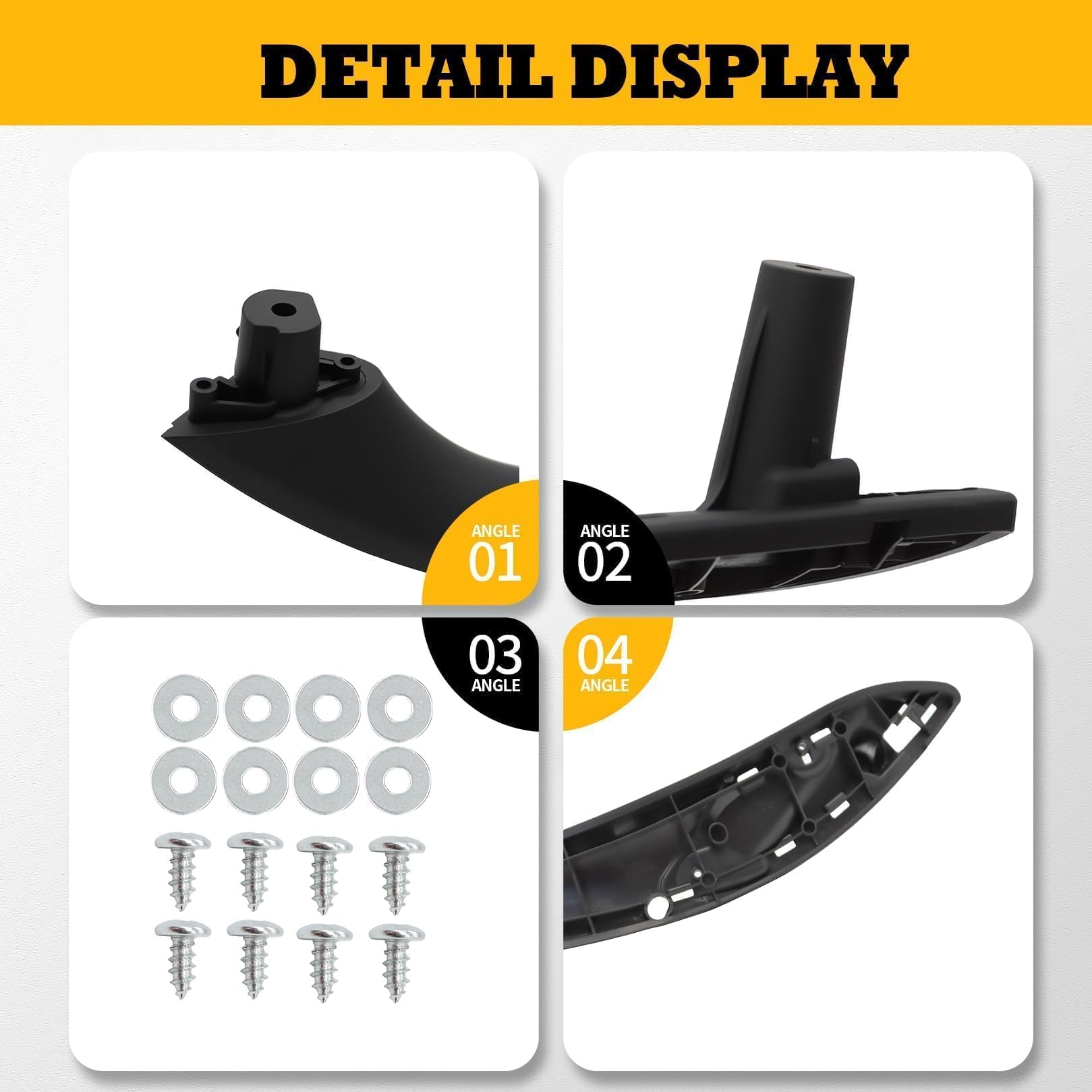 Jecoupoon black matte finish texture closeup emphasizes smooth grip and refined look.