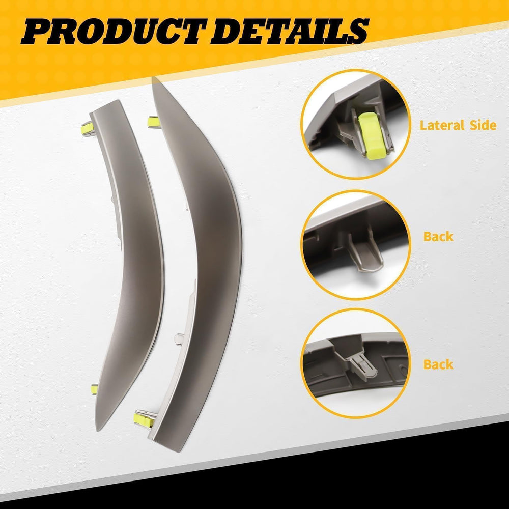 Jecoupoon dashboard strip closeup reveals smooth finish and precise fit.
