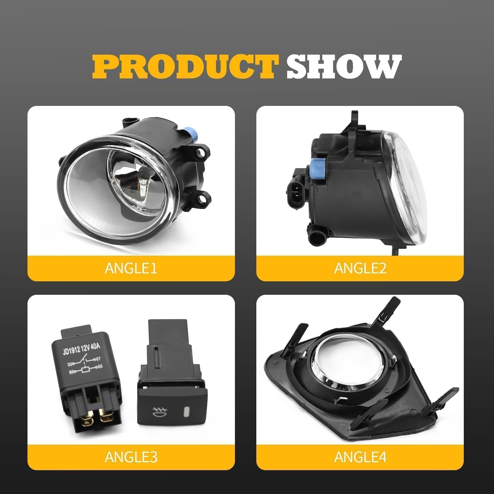Jecoupoon fog light wiring and switch kit for simple integration
