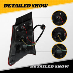 Jecoupoon tail light bulbs included for quick replacement and reliable signaling.