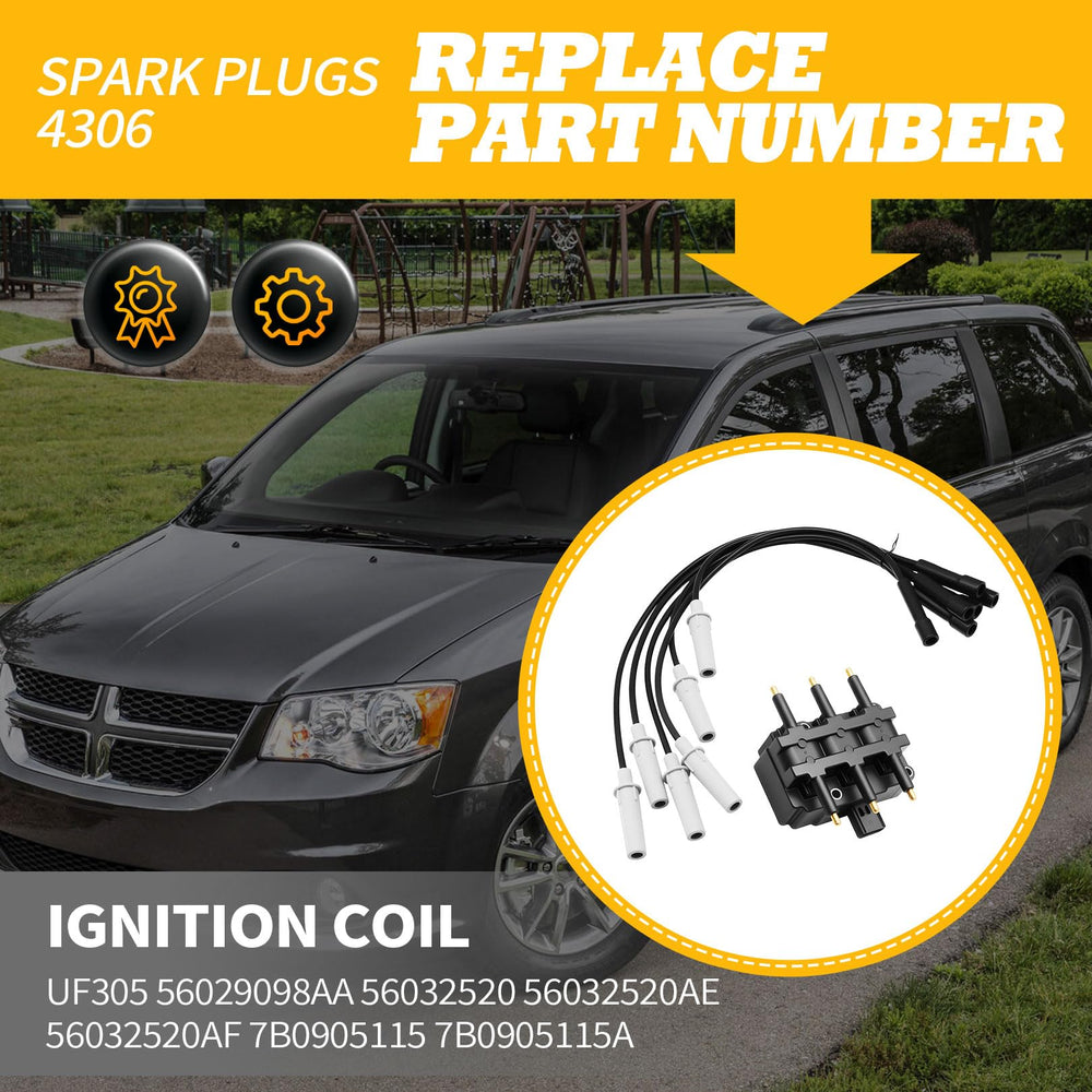 Jecoupoon UF305 packaging confirms a complete 9-piece kit for DIY installs.