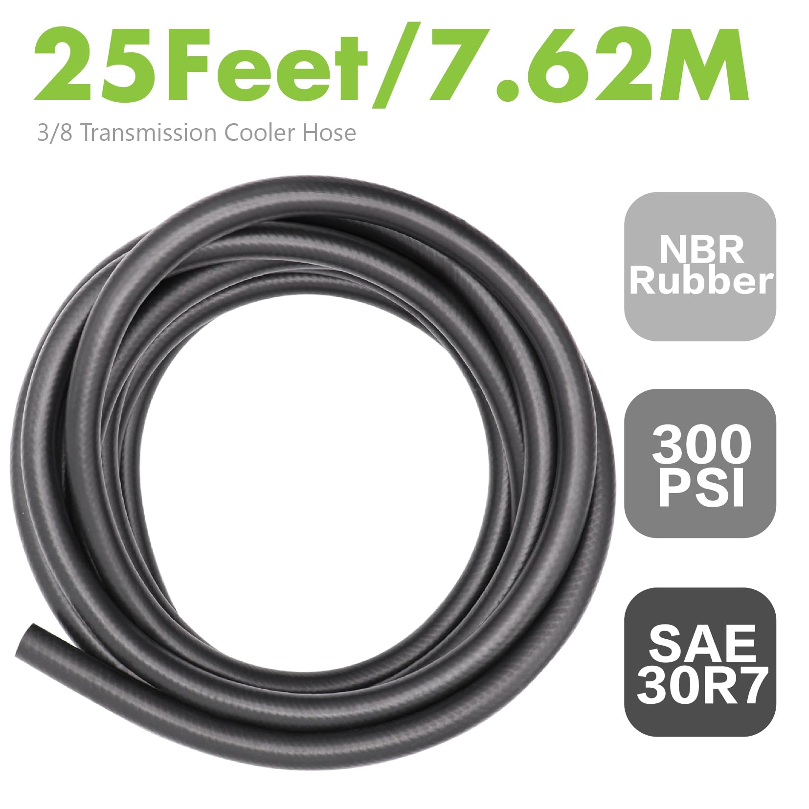 Jeemiter 3/8 inch ID hose with 10 clamps for secure connections and safer fittings.