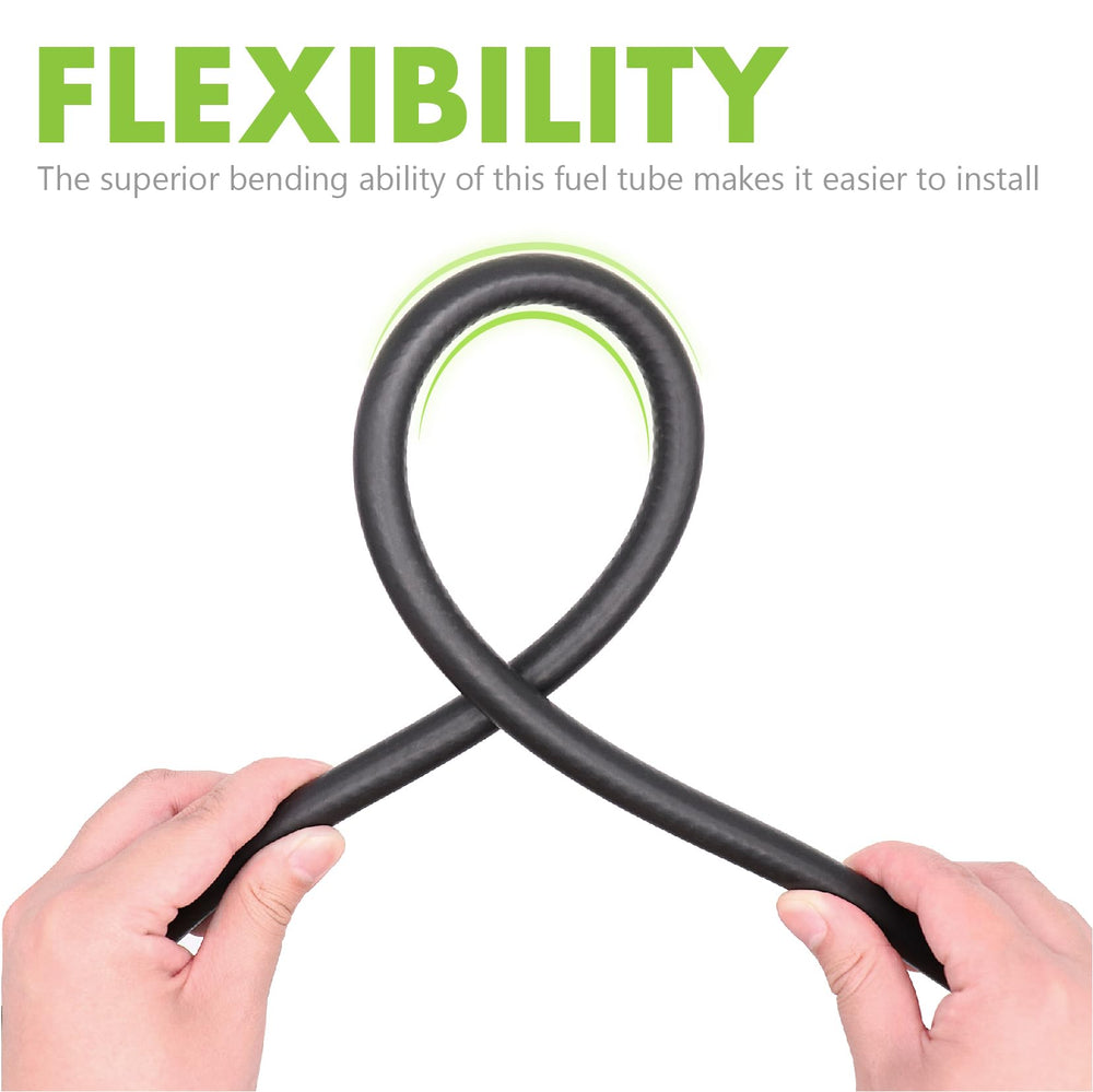 Jeemiter SAE 30R7 certified hose for automotive fuel and engine oil lines.