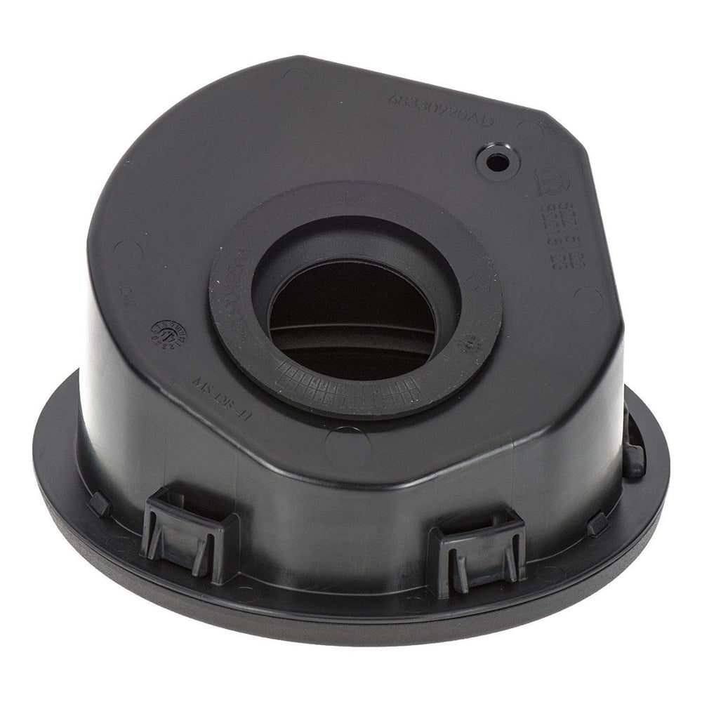 Jeep Fuel Door Black installed on vehicle demonstrating easy no-drill fit
