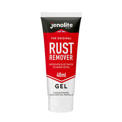 Jenolite Gel Rust Remover 40ml tube targets rust with precision.