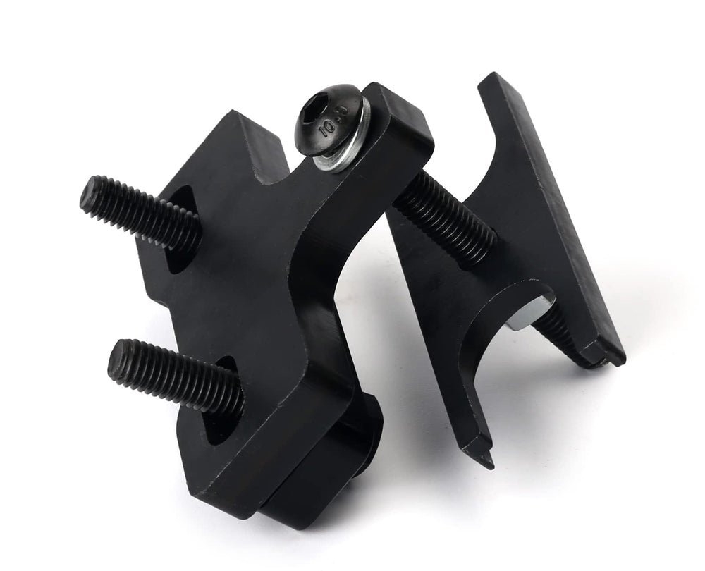 Jepacr 67605 valve spring compressor tool in a safe workspace with gloves
