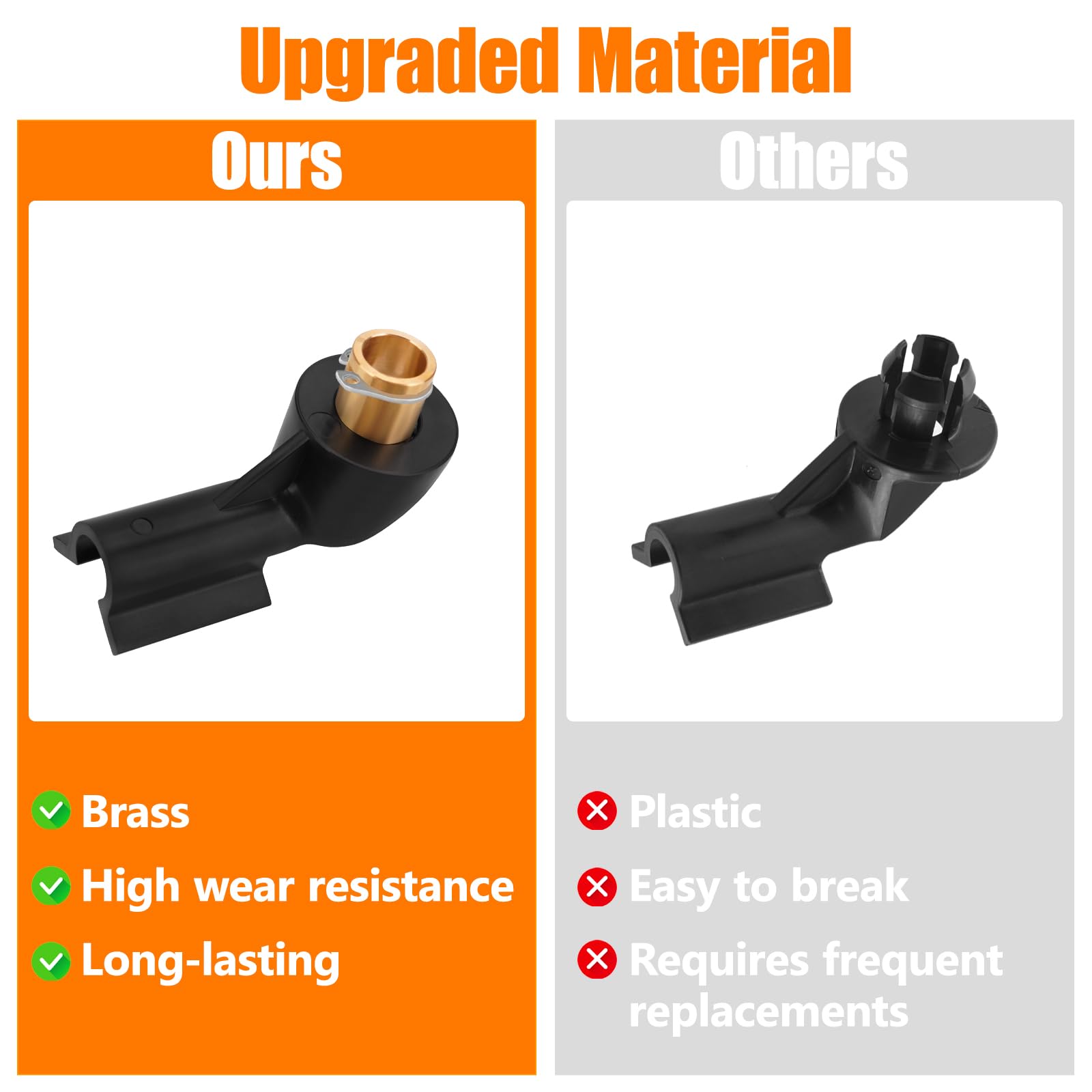 Jerbor brass bushings in package for simple replacement
